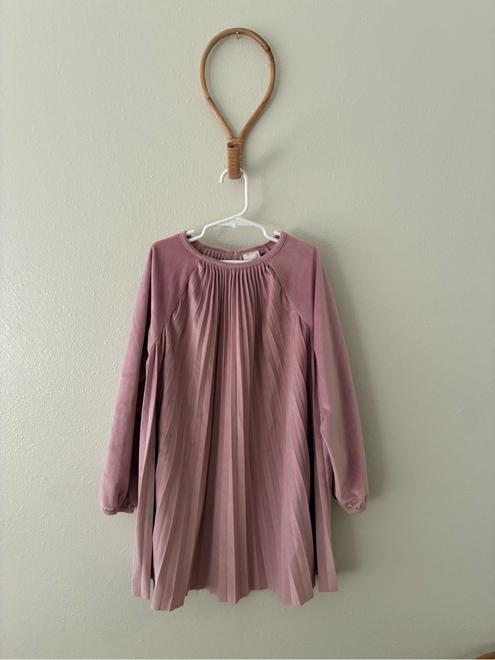Hanna Andersson Pink Pleated Dress